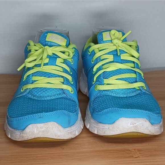 Nike Womens Size 7.5 Flex Experience RN 525754-400 Blue Volt Running Sneakers - Picture 3 of 11